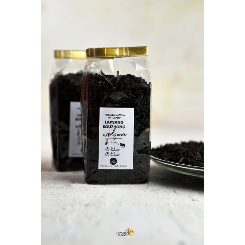 HERBATA CZARNA wędzona LAPSANG SOUZHONG mocna 50g