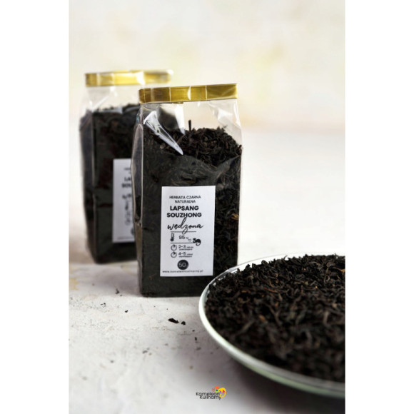 HERBATA CZARNA wędzona LAPSANG SOUZHONG mocna 50g