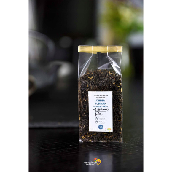 HERBATA CZARNA YUNNAN GOLDEN TIPPED organic 50g HERBATA CZARNA YUNNAN GOLDEN TIPPED organic 50g