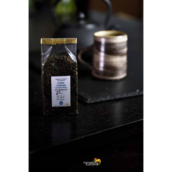 HERBATA CZARNA YUNNAN GOLDEN TIPPED organic 50g HERBATA CZARNA YUNNAN GOLDEN TIPPED organic 50g