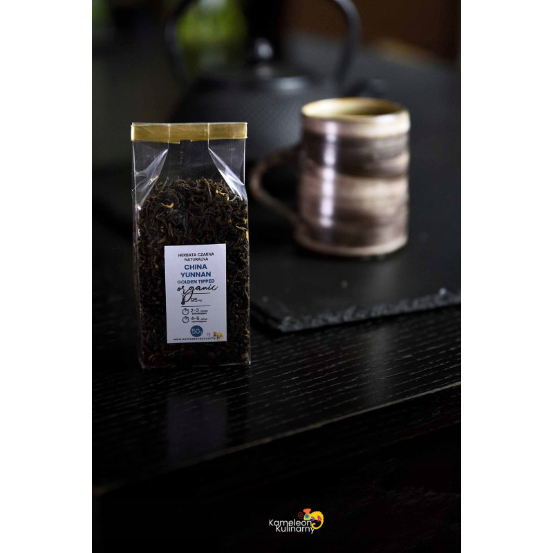 HERBATA CZARNA YUNNAN GOLDEN TIPPED organic 50g