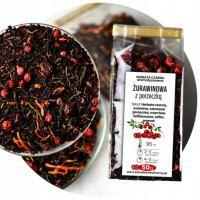 HERBATA czarna ŻURAWINOWA Z PORZECZKĄ 50g