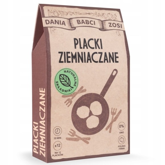 DANIA BABCI ZOSI PLACKI ZIEMNIACZANE na 12 placków 200g