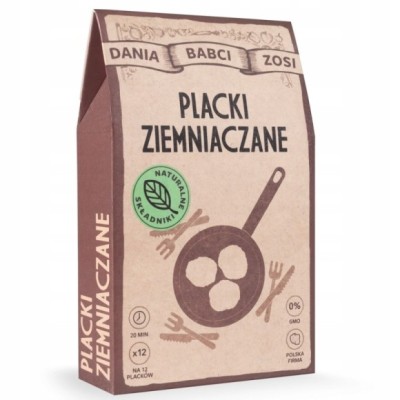 DANIA BABCI ZOSI PLACKI ZIEMNIACZANE na 12 placków 200g