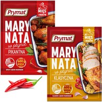 Prymat MARYNATA W PŁYNIE PIKANTNA + KLASYCZNA na 0,6KG