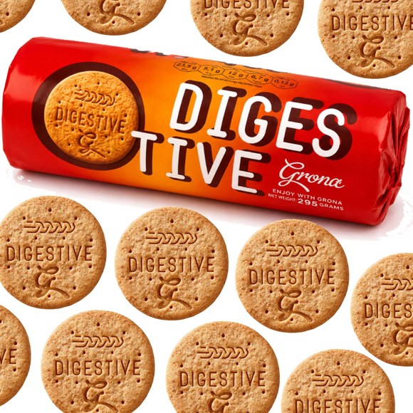 Grona DIGESTIVE ciastka z dodatkiem otrąb pszennych 295g