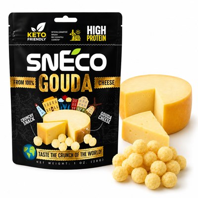 SNECO KULKI SEROWE ser GOUDA chrupiąca przekąska