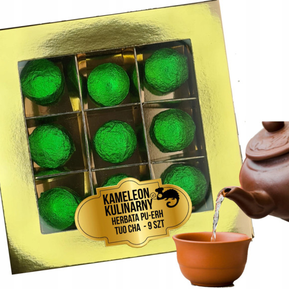 BOMBONIERKA HERBATA czerwona PU-ERH PUERH TUO CHA ZIELONE 9szt PREZENT BOMBONIERKA HERBATA czerwona PU-ERH PUERH TUO CHA ZIELONE 9szt PREZENT