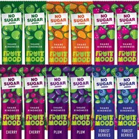 FRUIT MOOD batonik owocowy BEZ DODATKU CUKRU10g MIX 6