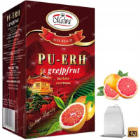 MALWA HERBATA CZERWONA PUerh PU-ERH GRAPEFRUIT grapefruitowa 20saszetek 30G