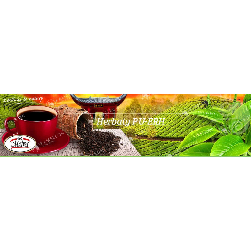 MALWA HERBATA CZERWONA PUerh PU-ERH GRAPEFRUIT grapefruitowa 20saszetek 30G