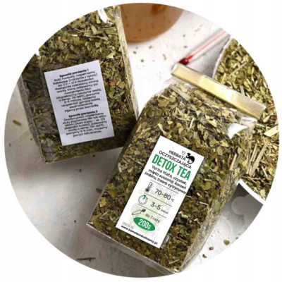 HERBATA oczyszczająca DETOX TEA Yerba Mate 200g