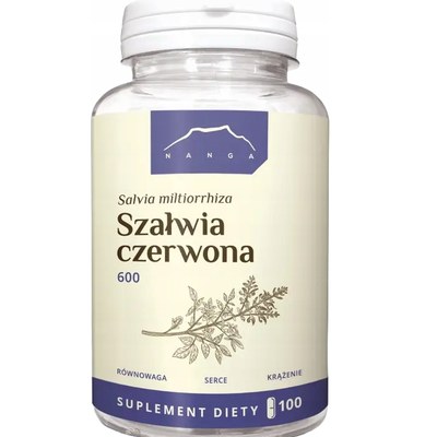 Nanga SZAŁWIA CZERWONA SERCE KRĄŻENIE 600mg