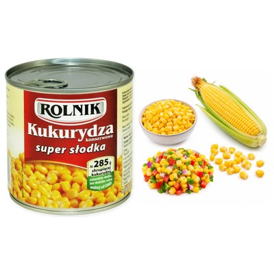 Rolnik KUKURYDZA KONSERWOWA super słodka 340G/425ML