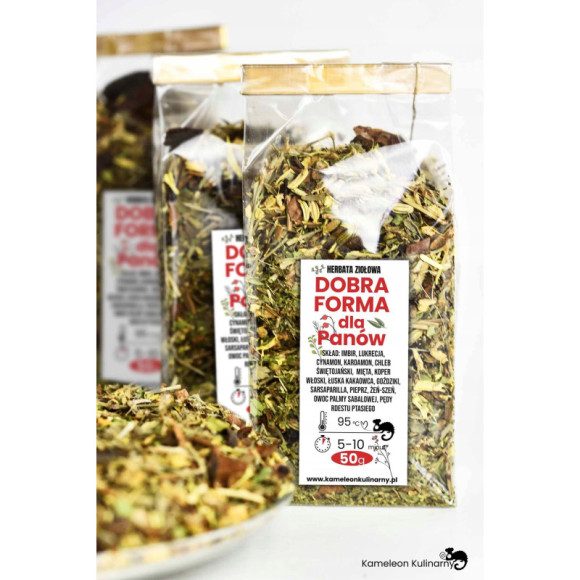 HERBATA ziołowa DOBRA FORMA PLA PANÓW 50g HERBATA ziołowa DOBRA FORMA PLA PANÓW 50g