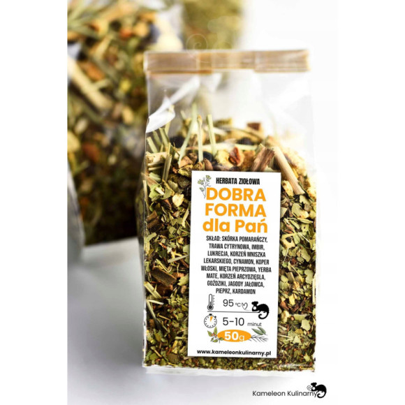 HERBATA ziołowa DOBRA FORMA PLA PAŃ funkcyjna 50g HERBATA ziołowa DOBRA FORMA PLA PAŃ funkcyjna 50g