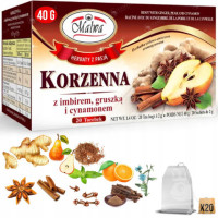 Malwa HERBATA KORZENNA imbir + gruszka + cynamon