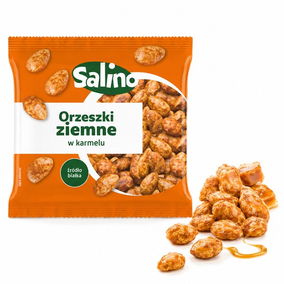 Salino ORZESZKI ZIEMNE W KARMELU smaczna przekąska