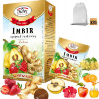MALWA HERBATA SUNNY GARDEN IMBIR +PIGWA +TRUSKAWKA