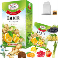 MALWA HERBATA SUNNY GARDEN IMBIR Z CYTRYNĄ x20