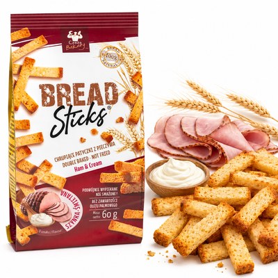 Crazy Bakary BREAD STICKS PRZEKĄSKA Z PIECZYWA O SMAKU