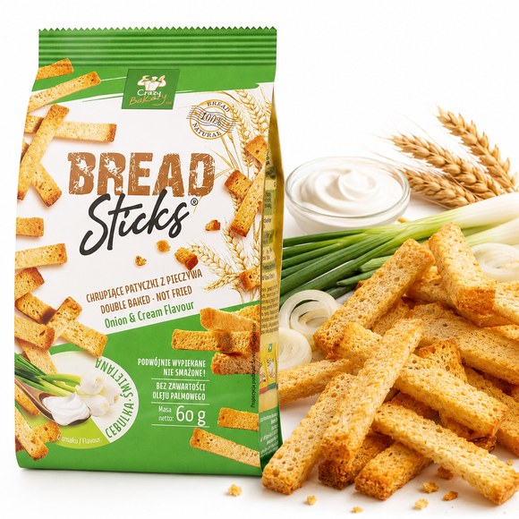 Bread Sticks PRZEKĄSKA Z PIECZYWA O SMAKU