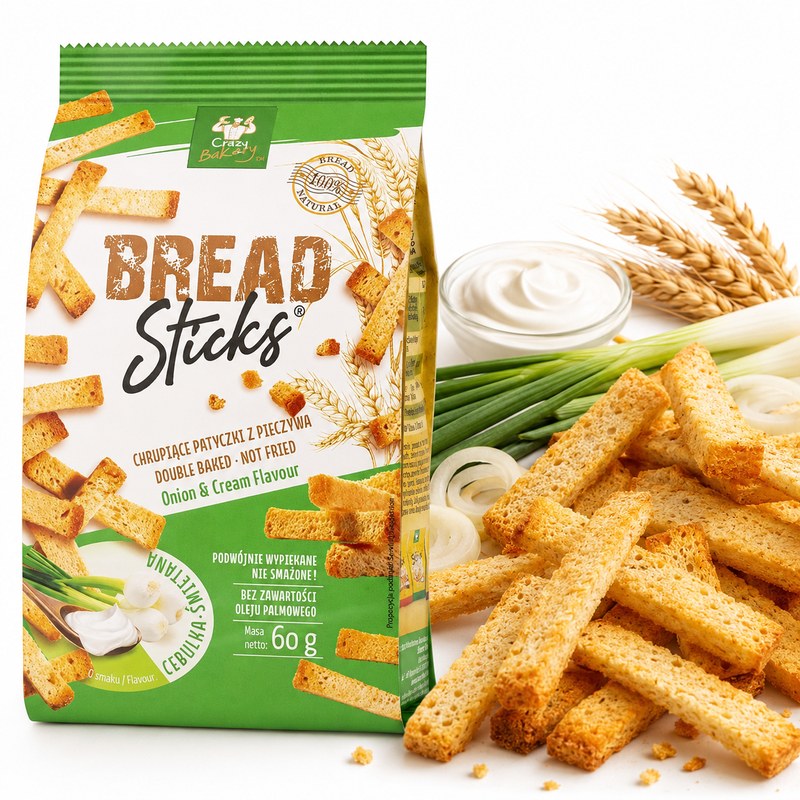 Bread Sticks PRZEKĄSKA Z PIECZYWA O SMAKU