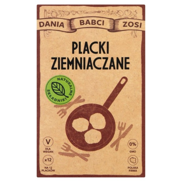 DANIA BABCI ZOSI PLACKI ZIEMNIACZANE na 12 placków 200g