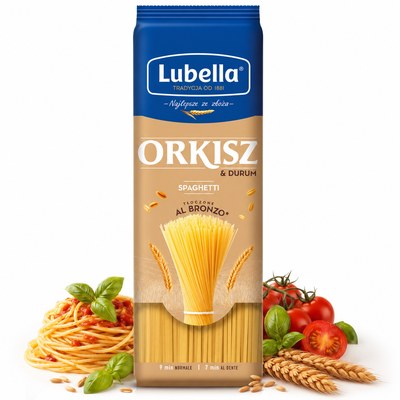 Lubella MAKARON ORKISZ ORKISZOWY z orkiszem i semoliną