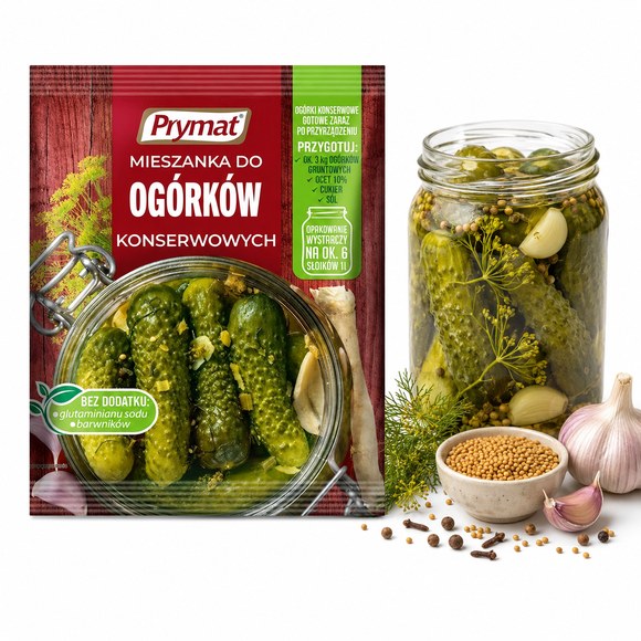 Prymat PRZYPRAWA DO OGÓRKÓW KONSERWOWYCH 40G