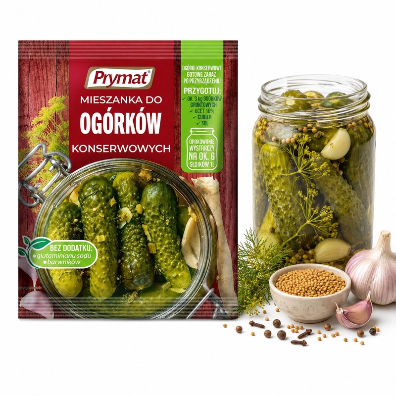Prymat PRZYPRAWA DO OGÓRKÓW KONSERWOWYCH 40G