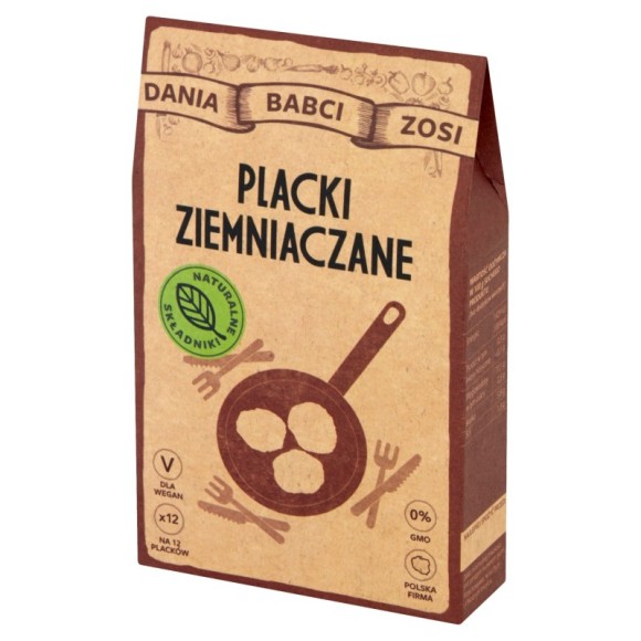 DANIA BABCI ZOSI PLACKI ZIEMNIACZANE na 12 placków 200g
