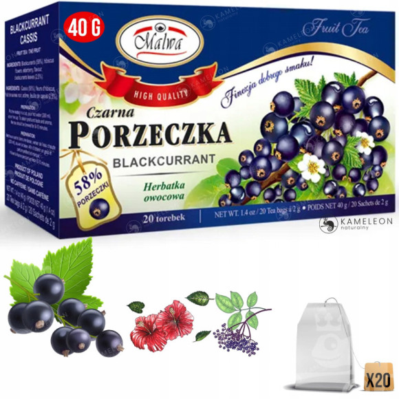 4x Malwa HERBATA OWOCOWA zestaw TRUSKAWKA WIŚNIA DZIKA RÓŻA PORZECZKA 160G 4x Malwa HERBATA OWOCOWA zestaw TRUSKAWKA WIŚNIA DZIKA RÓŻA PORZECZKA 160G