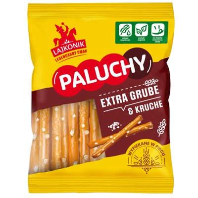 Lajkonik PALUCHY paluszki EXTRA GRUBE EXTRA KRUCHE SOLONE