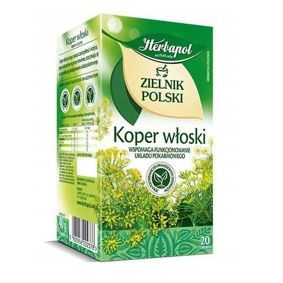 Herbapol ZIELNIK POLSKI KOPER WŁOSKI herbatka ziołowa KOLKI