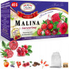 Malwa HERBATA OWOCOWA MALINOWA Z ŻURAWINĄ MALINA + ŻURAWINA 20 saszetek 40G