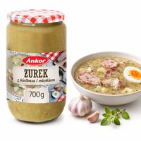 Ankor ZUPA ŻUREK Z KIEŁBASKĄ I MIĘSKIEM danie gotowe w