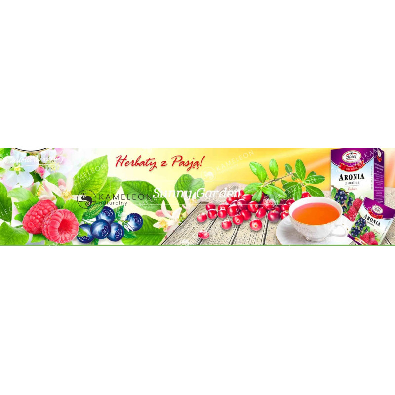 MALWA HERBATA SUNNY GARDEN ŚLIWKA + ARONIA x20 40G