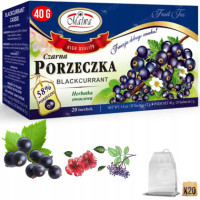 Malwa Herbatka HERBATA OWOCOWA CZARNA PORZECZKA Porzeczkowa 20 saszetek 40G