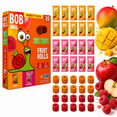 Bob Snail ROLLSY OWOCOWE mix smaków MANGO MALINA20szt x 10g