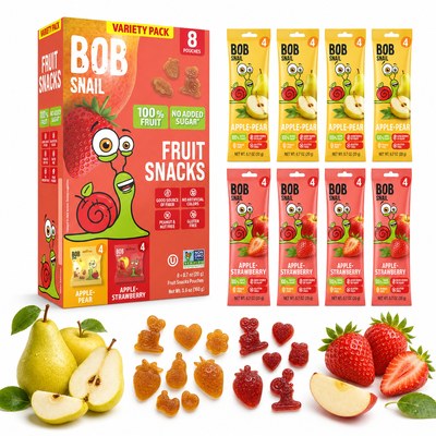 Bob Snail ŻELKI MIX SMAKÓW bez cukru glutenu GRUSZKA