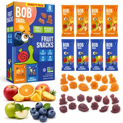 Bob Snail ŻELKI MIX SMAKÓW bez cukru glutenu BORÓWKI