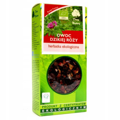 OWOC DZIKIEJ RÓŻY 50g DZIKA RÓŻA eko bio Dary Natury NATURALNA WITAMINA C