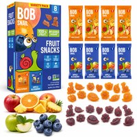 Bob Snail ŻELKI MIX SMAKÓW bez cukru glutenu BORÓWKI