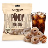 PANDY SOUR COLA ŻELKI BŁONNIKOWE BEZ DODATKU CUKRU O SMAKU