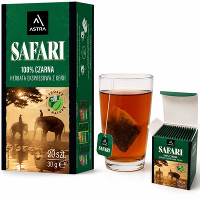 Astra SAFARI HERBATA CZARNA Z KENII ekspresowa 20 TOREBEK