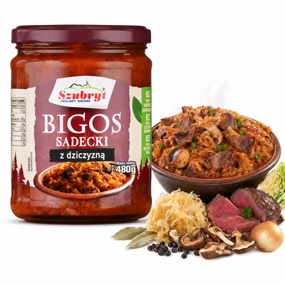 Szubryt BIGOS SĄDECKI Z DZICZYZNĄ klasyczna potrawa