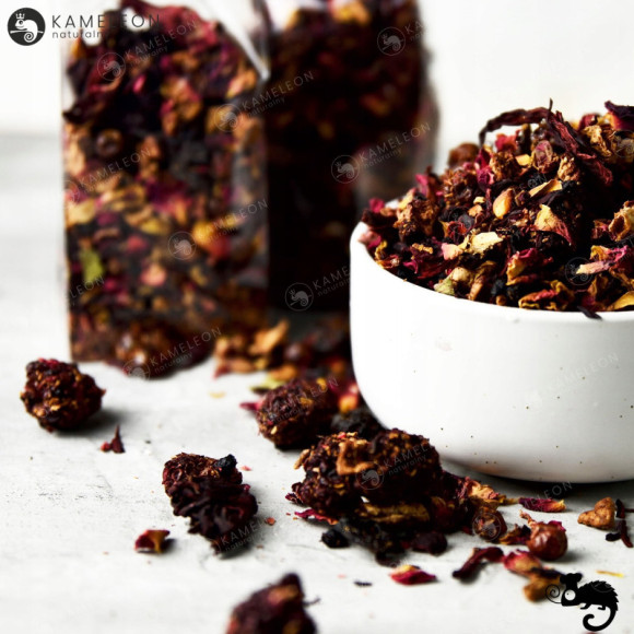 HERBATA aromatyzowana OWOCOWA NA BOGATO Truskawka Porzeczka Jeżyna i.. 50G HERBATA aromatyzowana OWOCOWA NA BOGATO Truskawka Porzeczka Jeżyna i.. 50G