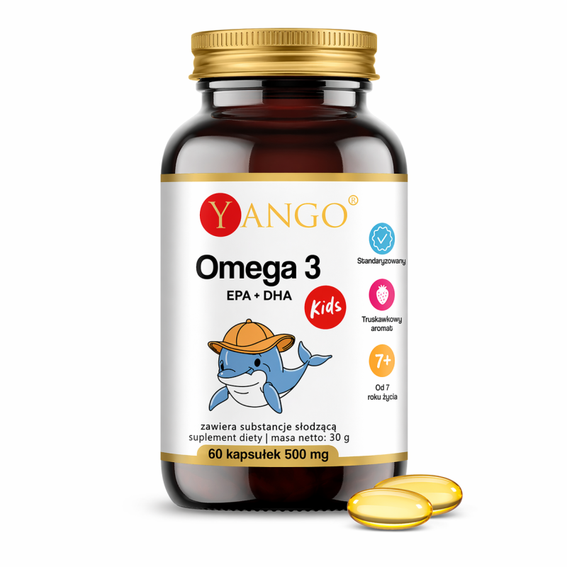 Yango OMEGA 3 dla dzieci EPA + DHA wsparcie U. NERWOWY