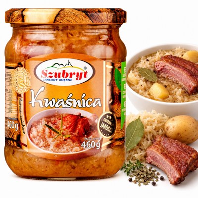 Szubryt KWAŚNICA Z BOCZKIEM I ŻEBERKIEM WĘDZONYM gotowa
